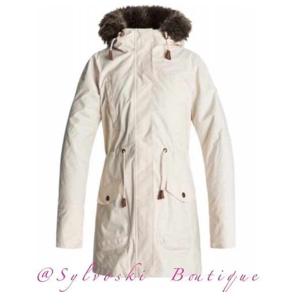 🔥Roxy Amy Waterproof Parka Winter Snow Jacket NWT - Picture 2 of 12